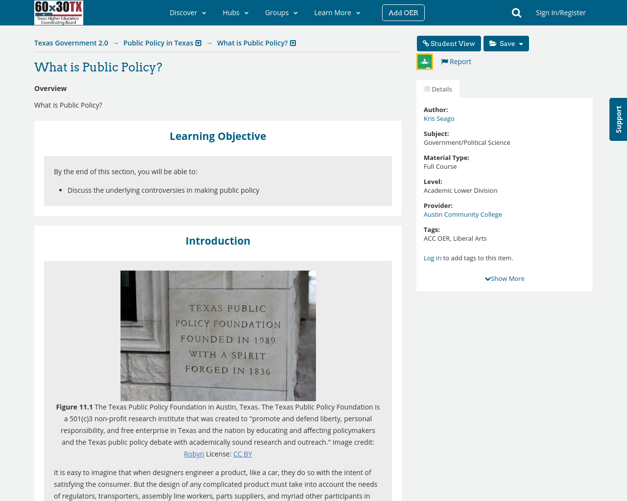 texas-government-2-0-public-policy-in-texas-what-is-public-policy