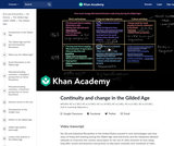 Continuity and change in the Gilded Age