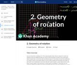 2. Geometry of rotation