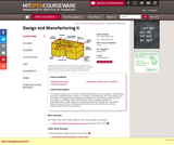 Design and Manufacturing II, Spring 2004