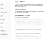 A Byte of Python