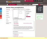 Queues: Theory and Applications, Spring 2006