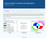Abstract Algebra:  Examples and Applications