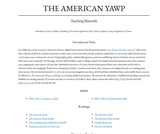 American Yawp Instructor Materials