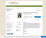 Special Education in Secondary Schools