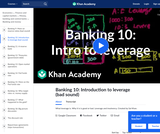 Banking, Money, Finance: About Leverage and Solvency