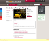 Introduction to Philosophy of Language, Fall 2011
