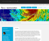 Spatial Tools in Water Resources Management