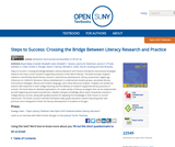 Steps to Success: Crossing the Bridge Between Literacy Research and Practice