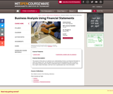 Business Analysis Using Financial Statements, Spring 2003