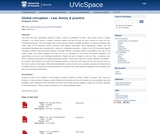 Global corruption: Law, theory & practice