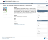 Temas de Diseño en Interacción Humano-Computadora