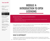 Module 4: Introduction to Open Licensing
