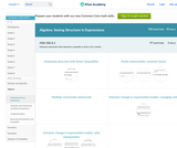 Algebra: Seeing Structure in Expressions