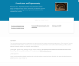 Precalculus 1 & 2 with Trigonometry