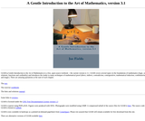 A Gentle Introduction to the Art of Mathematics