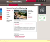 Advanced Geotechnical Engineering, Fall 2003