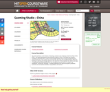 Gaoming Studio - China, Spring 2005