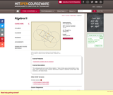 Algebra II, Spring 2011