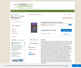 Linguistics for Teachers of English