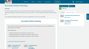 Successful Online Teaching | OERTX