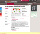 S-Lab: Laboratory for Sustainable Business, Spring 2008