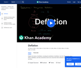 Finance & Economics: Deflation