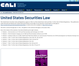 United States Securities Law