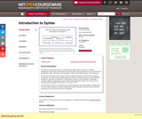 Introduction to Syntax, Fall 2003