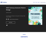 20th Century Costume Pattern Design