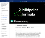 2. Midpoint formula