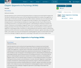 Chapter: Epigenetics in Psychology (NOBA)