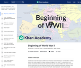 Beginning of World War II