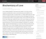 The Biochemistry of Love