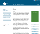 A grammar of Komnzo