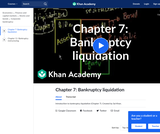 Finance & Economics: Chapter 7 Bankruptcy Liquidation