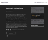 Essentials of Linguistics