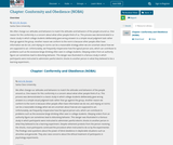 Chapter: Conformity and Obedience (NOBA)