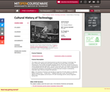 Cultural History of Technology, Spring 2005