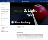 3. Light rays
