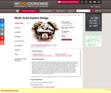 Multi-Scale System Design, Fall 2004