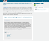 Chapter: Conducting Psychology Research in the Real World (NOBA)