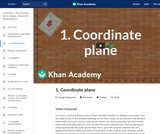 1. Coordinate plane