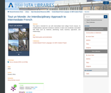 Tout un Monde: An Interdisciplinary Approach to Intermediate French
