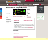 Computation for Biological Engineers, Fall 2006