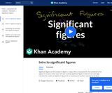 Intro to Significant Figures