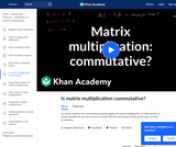 Is matrix multiplication commutative?