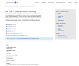 BA 228 - Computerized Accounting