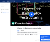 Finance & Economics: Chapter 11: Bankruptcy Restructuring